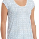 HUE Women's Sleepwell Pajama Sleep Top, Made with Temperature Control Temptech Technology